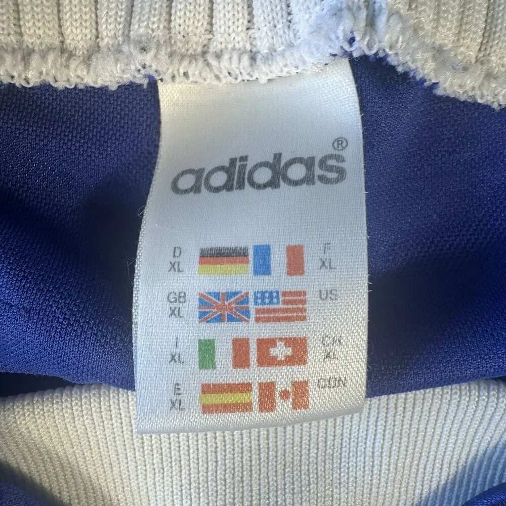 Vintage 1996 / 97 Adidas Rangers FC Home Jersey Shirt Soccer Football Sz XL READ